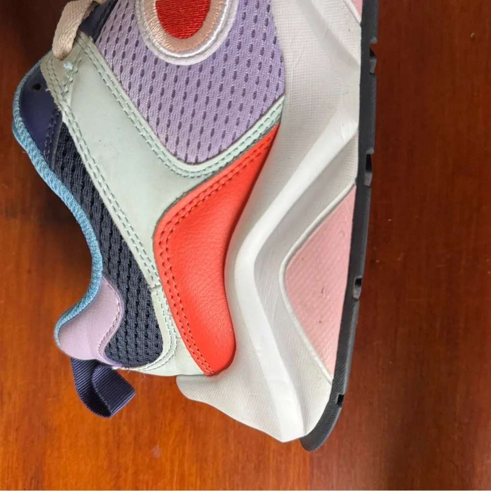 Champion Women's 93 Eighteen SP Block sneakers in the Violet Multi colorway 10